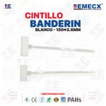 CINTILLO MARCADOR 150X3.6mm - BLANCO